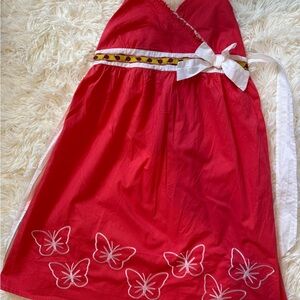 Girls Sleeveless Dress, beautiful butterfly